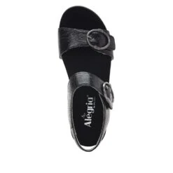 Alegria Women's Morgyn Flatform Wedge Sandals - Black -Shoes Sale Store AAMOR 520 4