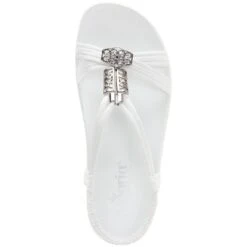 Alegria Women's Roz Vegan Strappy Sandals - White -Shoes Sale Store AAROZ 109 4