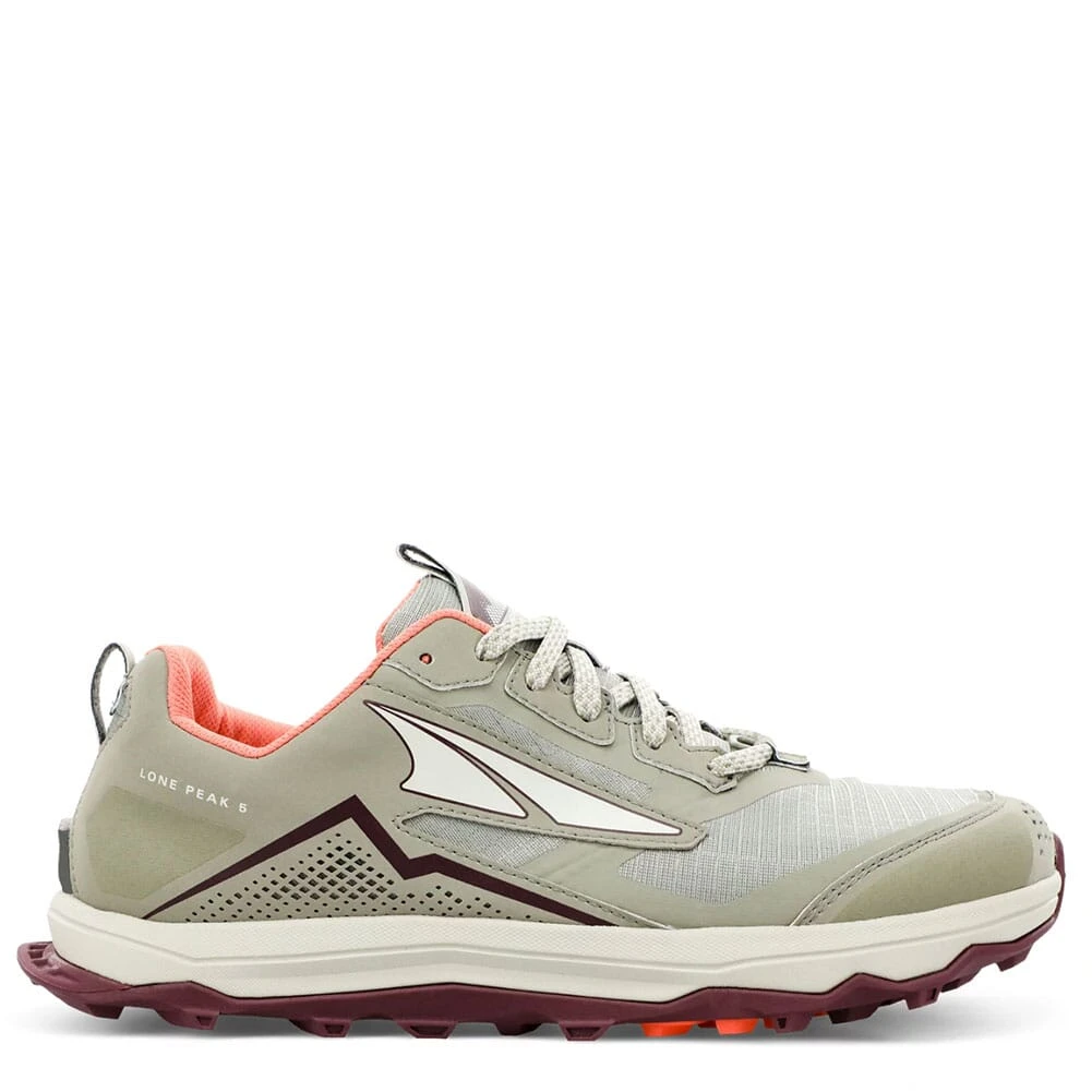 Altra Women's Lone Peak 5 Low Running Shoes - Khaki 6 Altra Women's Lone Peak 5 Low Running Shoes - Khaki - Image 4