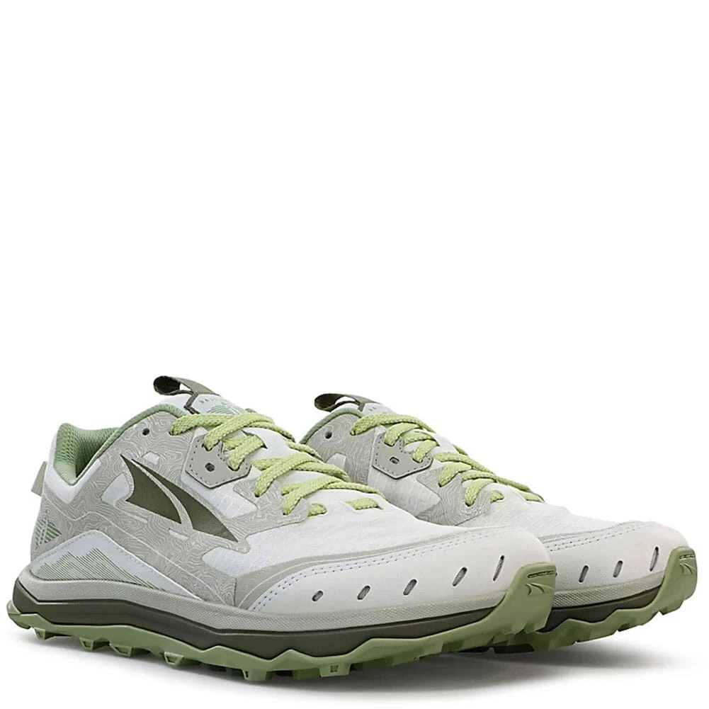 Altra Women's Lone Peak 6 Running Shoes - White/Green 3 Altra Women's Lone Peak 6 Running Shoes - White/Green