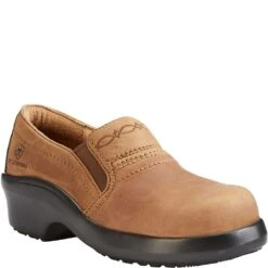 Ariat Women's Expert SD Safety Clogs - Brown -Shoes Sale Store AR10023035 4