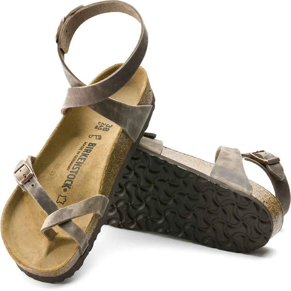 Birkenstock Women's Yara Oiled Leather Casual Shoes - Tobacco 5 Birkenstock Women's Yara Oiled Leather Casual Shoes - Tobacco - Image 3