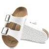 Birkenstock Arizona Kids Birko-Flor Sandals - White -Shoes Sale Store BK1016934