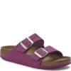 Birkenstock Women's Arizona Soft Footbed Slides - Dark Fuchsia 1 Birkenstock Women's Arizona Soft Footbed Slides - Dark Fuchsia -Shoes Sale Store BK1023391