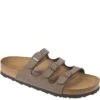 Birkenstock Women's Florida Soft Footbed Sandals - Mocha -Shoes Sale Store BK53881