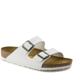 Birkenstock Women's Arizona Birko-Flor Sandals - White -Shoes Sale Store BK552683 4
