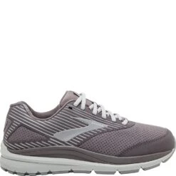 Brooks Women's Addiction Walker Suede Athletic Shoes - Shark/Alloy -Shoes Sale Store BR120308 094 2