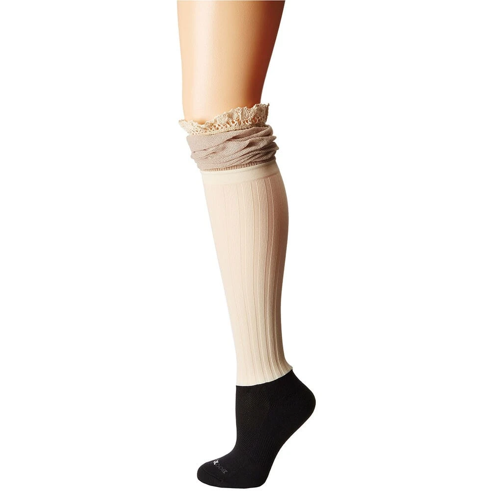 Darby Betsy Burlap Knee-Hi Boottights - Cream 3 Darby Betsy Burlap Knee-Hi Boottights - Cream