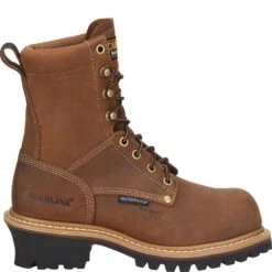 Carolina Women's Elm WP Work Loggers - Brown -Shoes Sale Store CA435 2