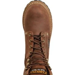 Carolina Women's Elm WP Work Loggers - Brown -Shoes Sale Store CA435 3