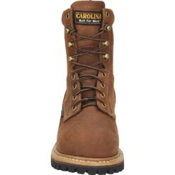 Carolina Women's Elm WP Work Loggers - Brown -Shoes Sale Store CA435 5