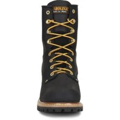 Carolina Men's EH Work Loggers - Black -Shoes Sale Store CA825 5