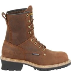 Carolina Men's Waterproof Safety Loggers - Copper -Shoes Sale Store CA9821 2