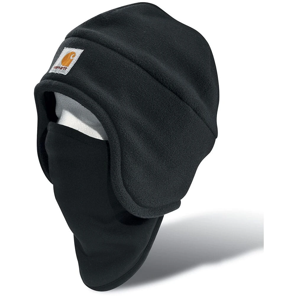 Carhartt Men's Fleece 2-in-1 Face Mask - Black 3 Carhartt Men's Fleece 2-in-1 Face Mask - Black