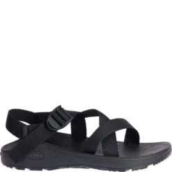 Chaco Men's Z/1 Cloud Sandals - Solid Black -Shoes Sale Store CUJ106763 2