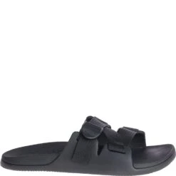 Chaco Men's Chillos Ultra-Light Sport Slides - Black -Shoes Sale Store CUJCH107089 2