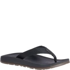 Chaco Men's Lowdown Flip Flops - Black -Shoes Sale Store CUJCH107325 6
