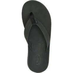 Chaco Men's Classic Leather Flip Flop - Black -Shoes Sale Store CUJCH107831 4