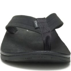 Chaco Men's Classic Leather Flip Flop - Black -Shoes Sale Store CUJCH107831 5