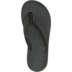 Chaco Men's Chillos Flip Flops - Tube Black -Shoes Sale Store CUJCH107921 4