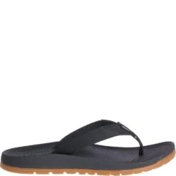 Chaco Women's Lowdown Flip Flops - Black -Shoes Sale Store CUJCH108132 2