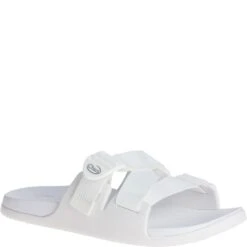 Chaco Women's Chillos Slides - White -Shoes Sale Store CUJCH108260 6