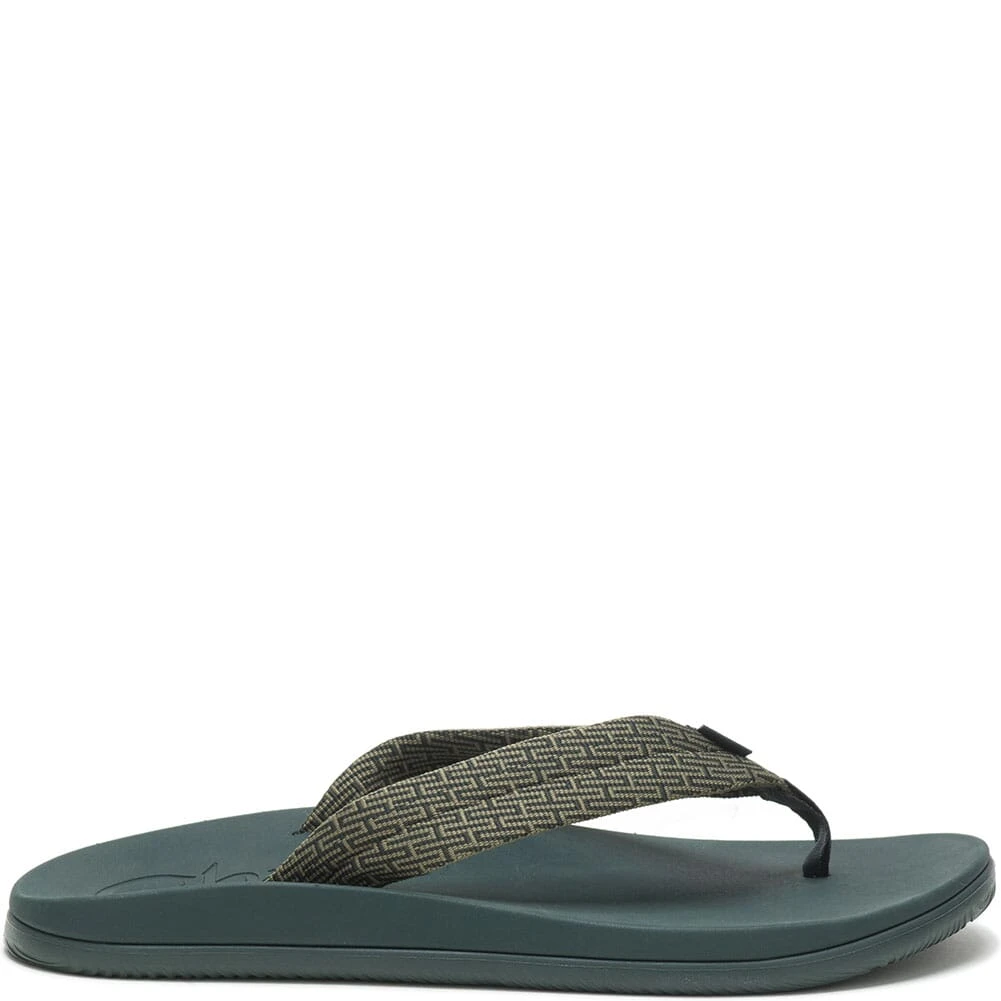 Chaco Men's Chillios Flip Flops - Tube Fret Scarab 5 Chaco Men's Chillios Flip Flops - Tube Fret Scarab - Image 3