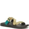 Chaco Men's Lowdown Slides - Avocado Teal 2 Chaco Men's Lowdown Slides - Avocado Teal -Shoes Sale Store CUJCH108611