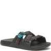 Chaco Men's Chillos Slide - Lasagna Black -Shoes Sale Store CUJCH108719