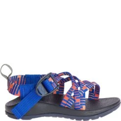 Chaco Kid's ZX/1 Ecotread Sandals - Barrez Royal -Shoes Sale Store CUJCH180298 2