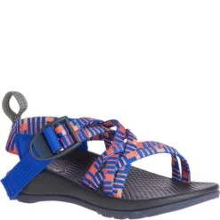 Chaco Kid's ZX/1 Ecotread Sandals - Barrez Royal -Shoes Sale Store CUJCH180298 6