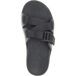 Chaco Big Kid's Chillos Slides - Black -Shoes Sale Store CUJCH180337 2