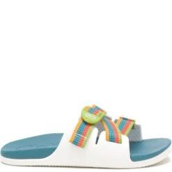 Chaco Big Kid's Chillos Slides - Tetra Multi