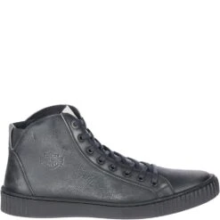 Harley Davidson Men's Barren Casual Sneakers - Black -Shoes Sale Store D93664 2