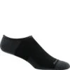 Darn Tough Men's Topless Solid No Show Hidden Socks - Black -Shoes Sale Store DT1683 BLK