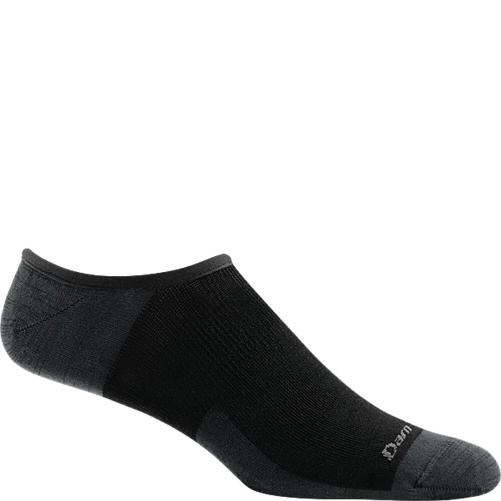 Darn Tough Men's Topless Solid No Show Hidden Socks - Black 3 Darn Tough Men's Topless Solid No Show Hidden Socks - Black