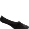 Darn Tough Women's Solid Top Down No Show Invisible Socks - Black -Shoes Sale Store DT1688 BLK