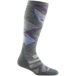 Darntough Women's Juniper Over-The-Calf Cushion Socks - Gray