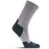FITS Men's Light Hiker Crew Socks - Light Grey 1 FITS Men's Light Hiker Crew Socks - Light Grey -Shoes Sale Store FI1002 050