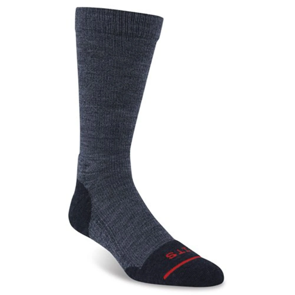 FITS Men's Light Hiker Crew Socks - Navy 3 FITS Men's Light Hiker Crew Socks - Navy
