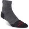 FITS Men's Light Hiker Quarter Socks - Coal -Shoes Sale Store FI1003 011