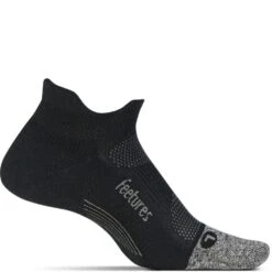 Feetures Elite Light Cushion Mini Crew - Black