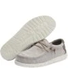 Hey Dude Men's Wally Canvas Casual Shoes - Limestone 1 Hey Dude Men's Wally Canvas Casual Shoes - Limestone -Shoes Sale Store HD110381721