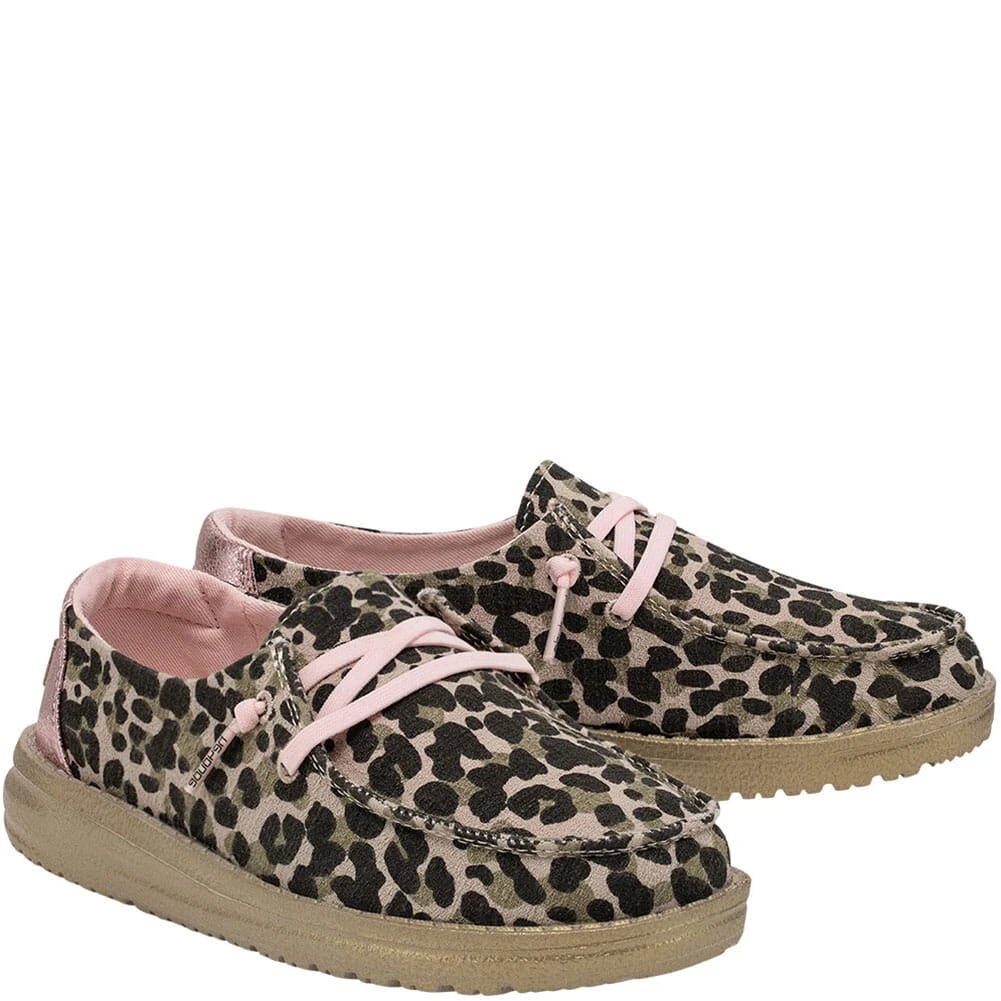 Hey Dude Kid's Wendy Casual Shoes - Leo Nut 5 Hey Dude Kid's Wendy Casual Shoes - Leo Nut - Image 3