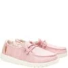 Hey Dude Kid's Wendy Linen Casual Shoes - Cotton Candy -Shoes Sale Store HD130125018
