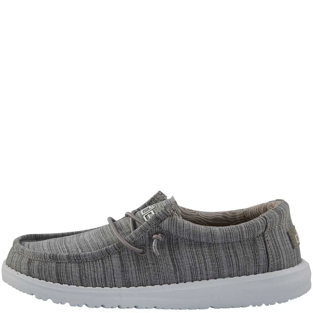 Hey Dude Kid's Wally Casual Shoes - Linen Stone 4 Hey Dude Kid's Wally Casual Shoes - Linen Stone - Image 2