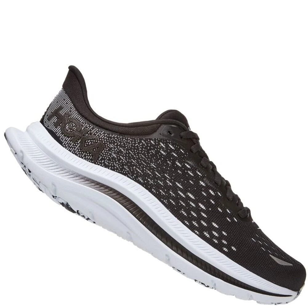 Hoka One One Women's Kawana Running Shoes - Black/White 5 Hoka One One Women's Kawana Running Shoes - Black/White - Image 3