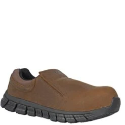 Hoss Men's Slipknot Safety Shoes - Brown -Shoes Sale Store HO30202 6