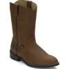 Justin Men's Temple Western Ropers - Brown 1 Justin Men's Temple Western Ropers - Brown -Shoes Sale Store JUJB3001