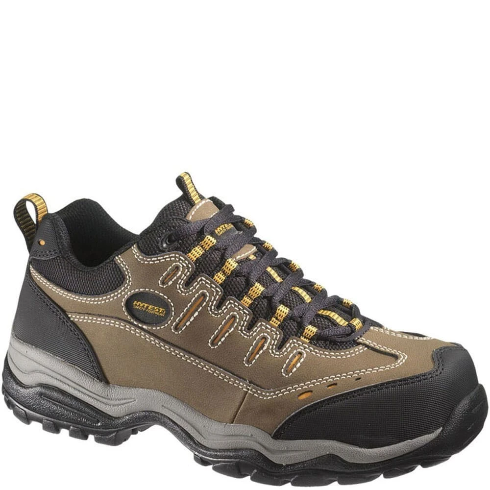 Hytest Unisex Lightweight Safety Shoes - Brown 3 Hytest Unisex Lightweight Safety Shoes - Brown